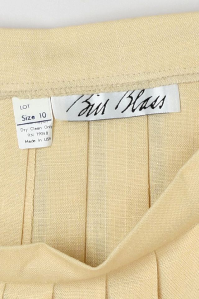 Vintage 70s Bill Blass Pleated Skirt #4