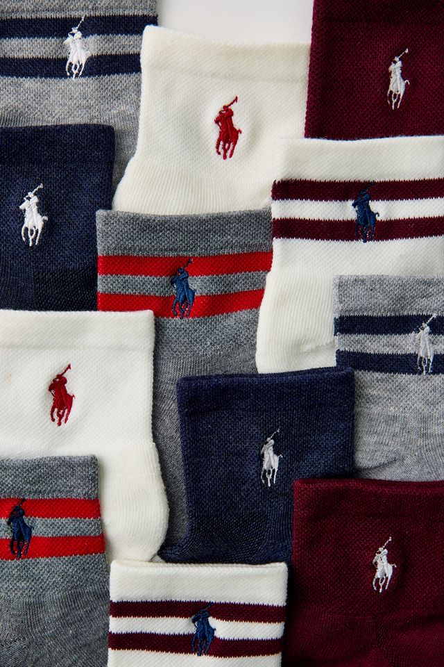 Polo Ralph Lauren Varsity P Logo Socks 6-Pack #1