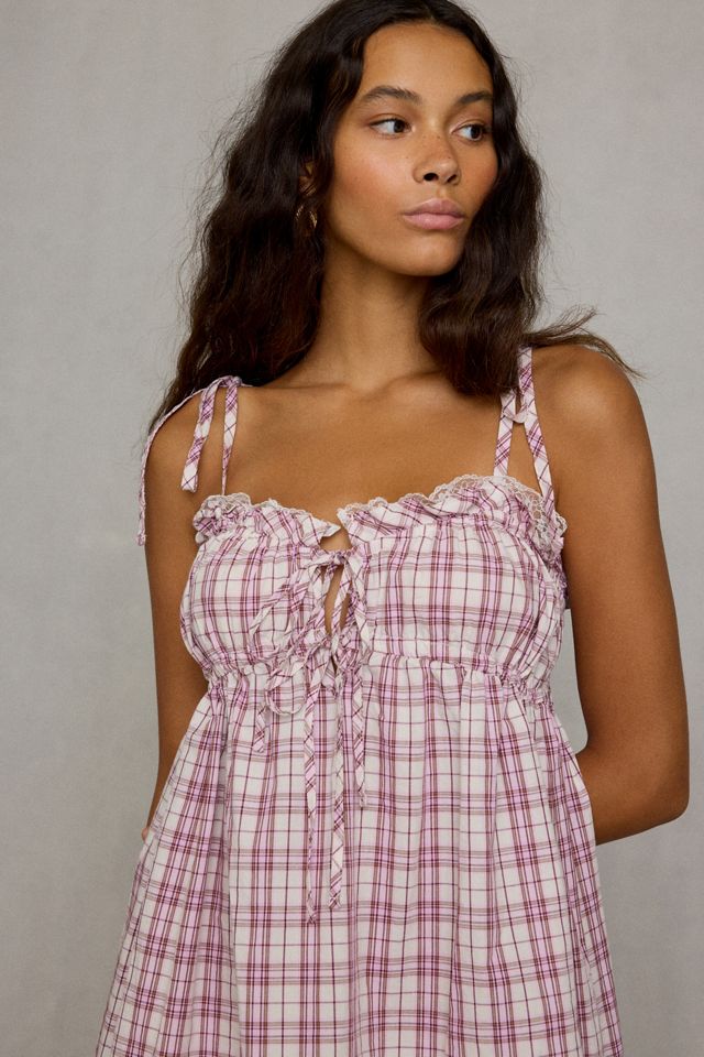 Out From Under Cat Nap Cotton Babydoll Mini Dress #2