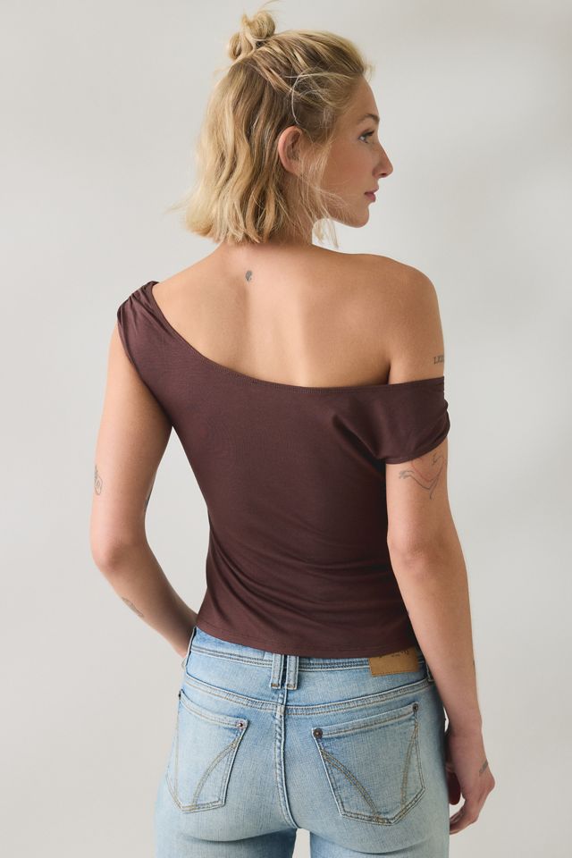 UO Fia Studded Off-The-Shoulder Crop Top #4