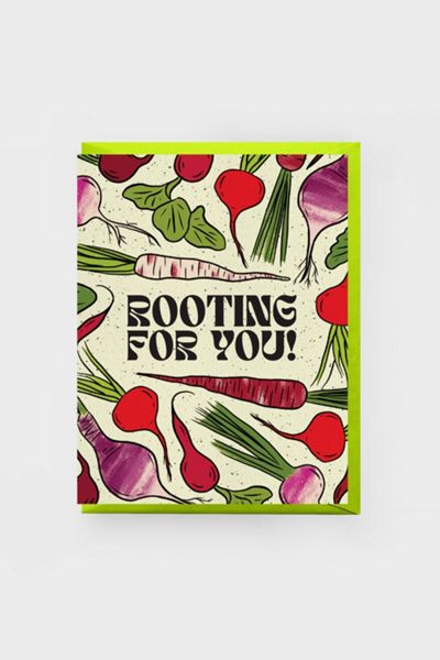 Boss Dotty Root Veggie Congratulations Card