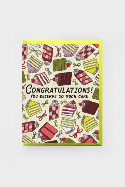 Boss Dotty Cake Congratulations Card