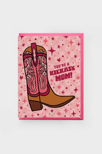 Boss Dotty Kickass Mother's Day Card