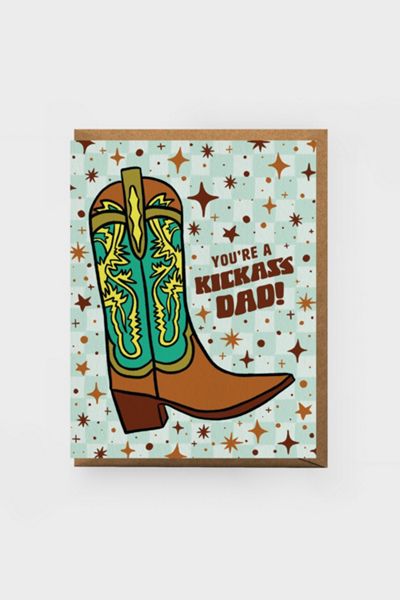Boss Dotty Kickass Father's Day Card