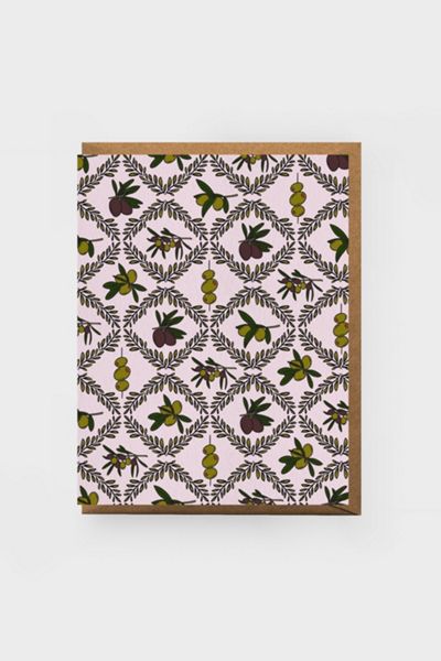 Boss Dotty Olives Patterned Card