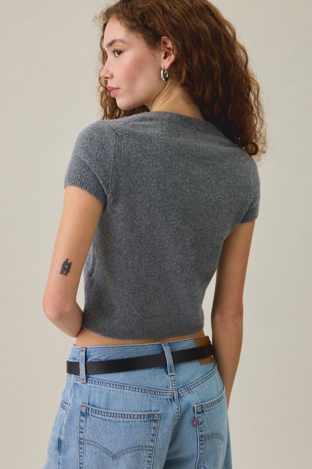 BDG So Soft Argyle Short Sleeve Sweater #3