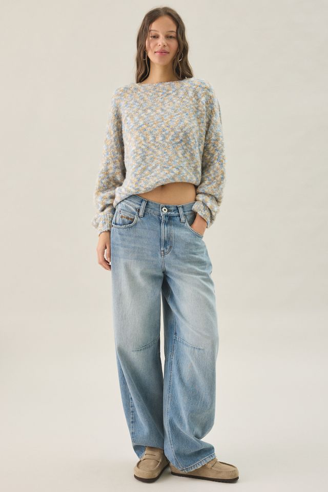 BDG Nola Boucle Oversized Boatneck Sweater #1