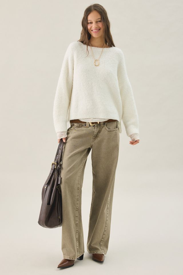 BDG Nola Boucle Oversized Boatneck Sweater #1