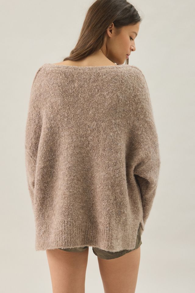 BDG Nola Boucle Oversized Boatneck Sweater #3