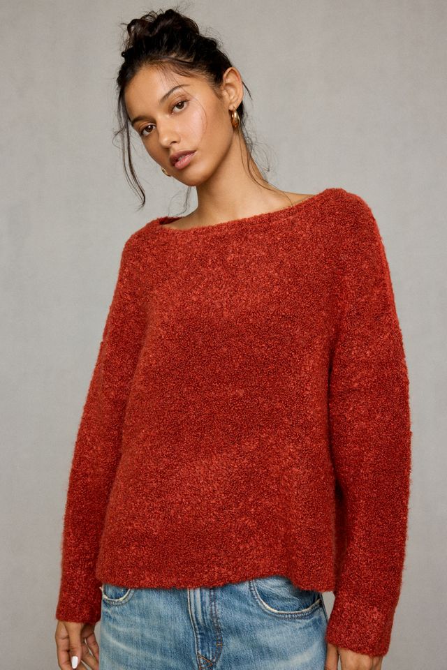 BDG Nola Boucle Oversized Boatneck Sweater #1