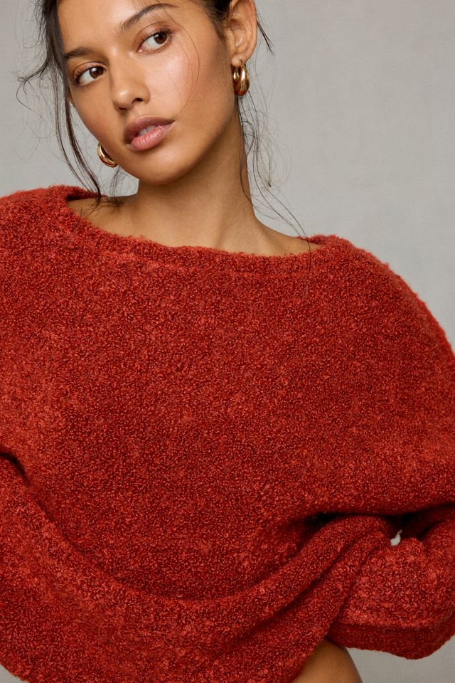 BDG Nola Boucle Oversized Boatneck Sweater #2