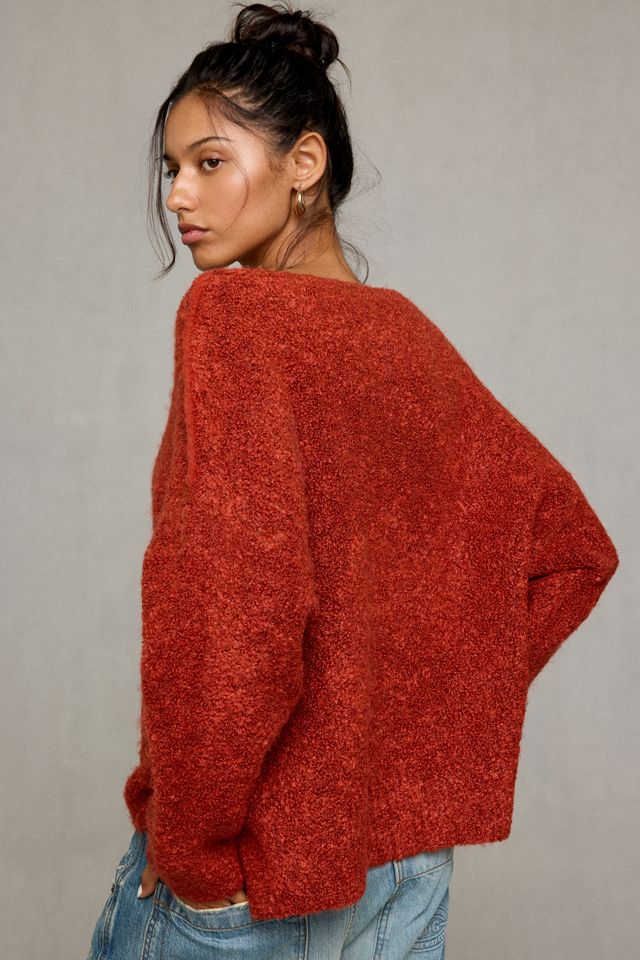 BDG Nola Boucle Oversized Boatneck Sweater #3