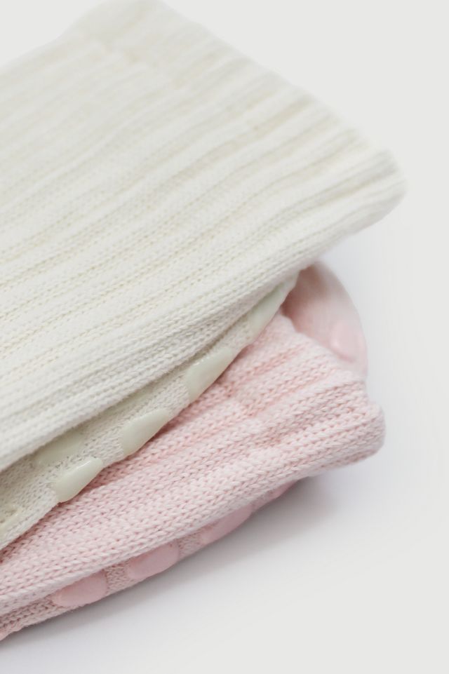 Fraise Slouch Duo Pilates Grip Socks Set of 2 #1