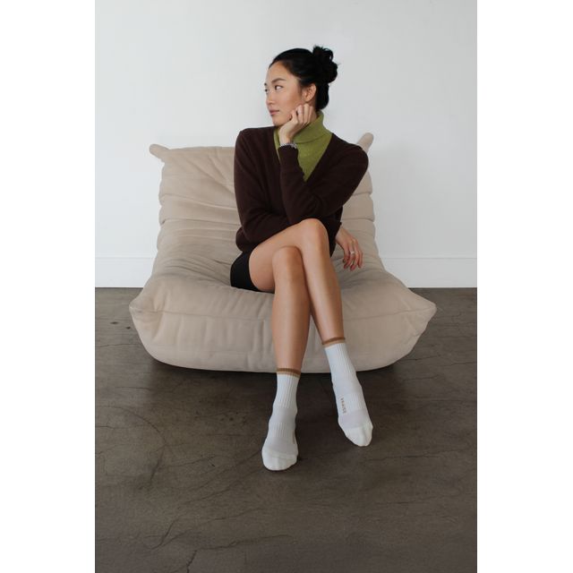 Fraise Calder Set of 3 Pilates Grip Socks #4