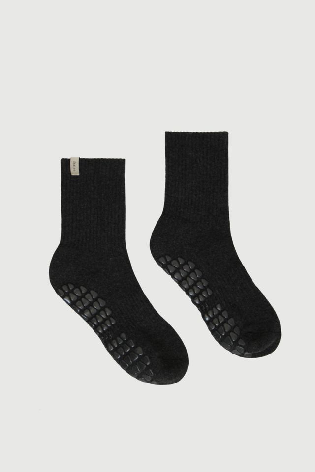 Fraise Graphite Set of 3 Pilates Grip Socks #1