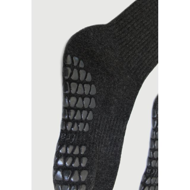 Fraise Graphite Set of 3 Pilates Grip Socks #2