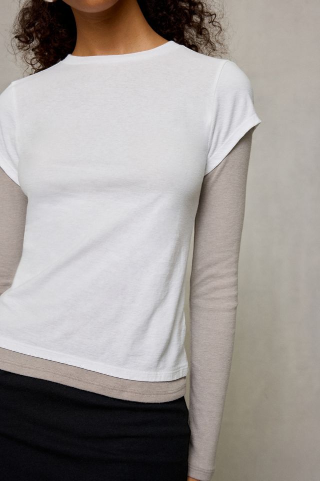BDG Double Layer Long Sleeve Spill The Tee #1