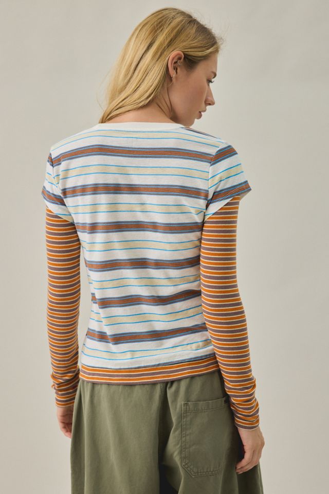 BDG Double Layer Long Sleeve Spill The Tee #3