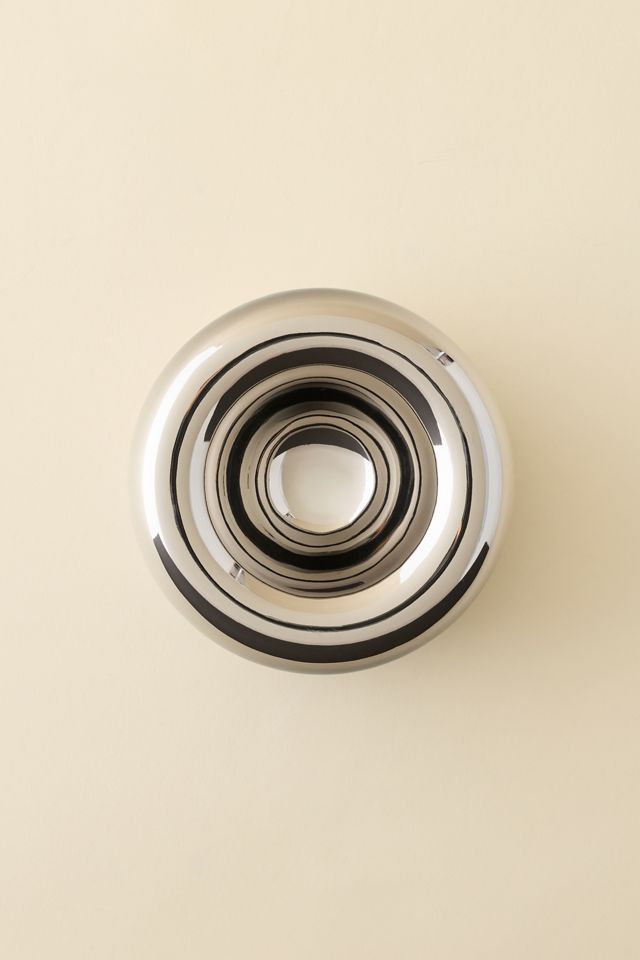 Cora Chrome Ceramic Catch-All Dish #2