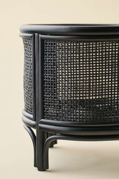 Urban Outfitters Rattan Planter Stand - Thumbnail 3