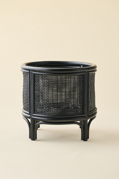 Urban Outfitters Rattan Planter Stand