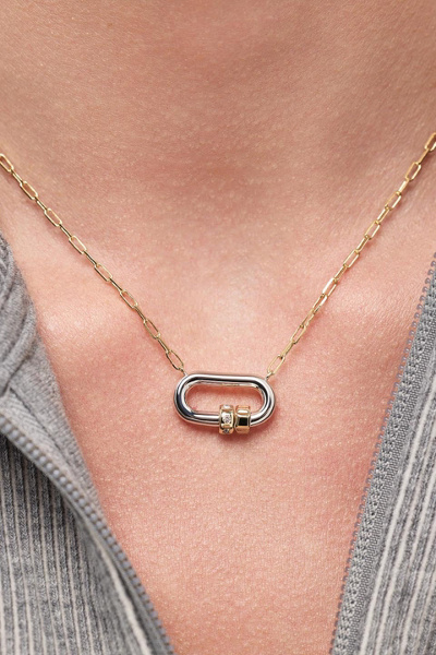 Ana Luisa Cyrus Silver Pendant Necklace