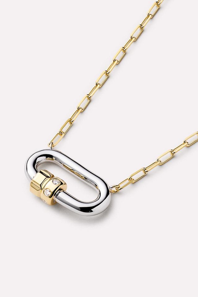 Ana Luisa Cyrus Silver Pendant Necklace #1