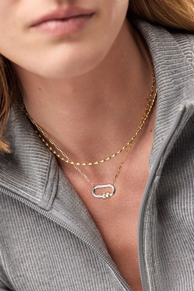 Ana Luisa Cyrus Silver Pendant Necklace #3