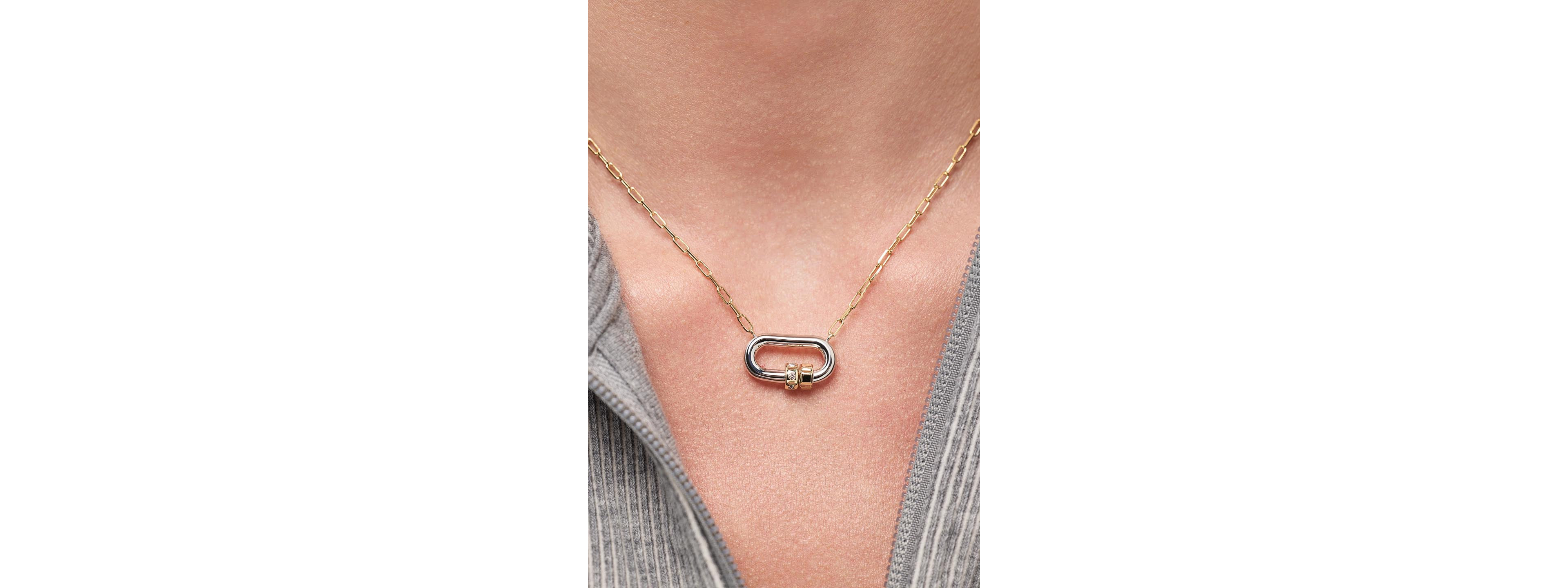 Ana Luisa Cyrus Silver Pendant Necklace