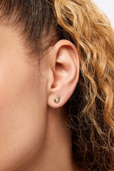 Ana Luisa Ariel Gold Stud Shell Earring Studs