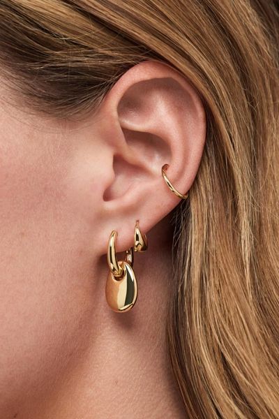 Ana Luisa Kayla Gold Drop Earrings