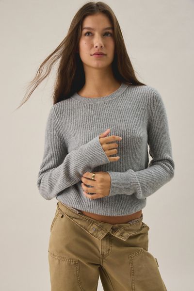 BDG So Soft Ribbed Crew Neck Sweater