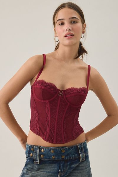Out From Under Modern Romance Lace Trim Corset