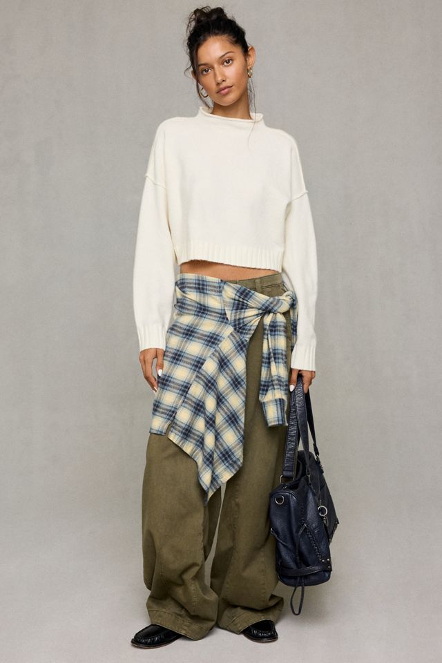 BDG Lynden Funnel Neck Boxy Pullover Sweater #1