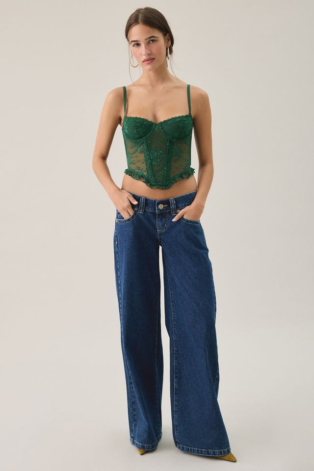 Out From Under Touch Of Whimsy Lace + Lacing Corset #4