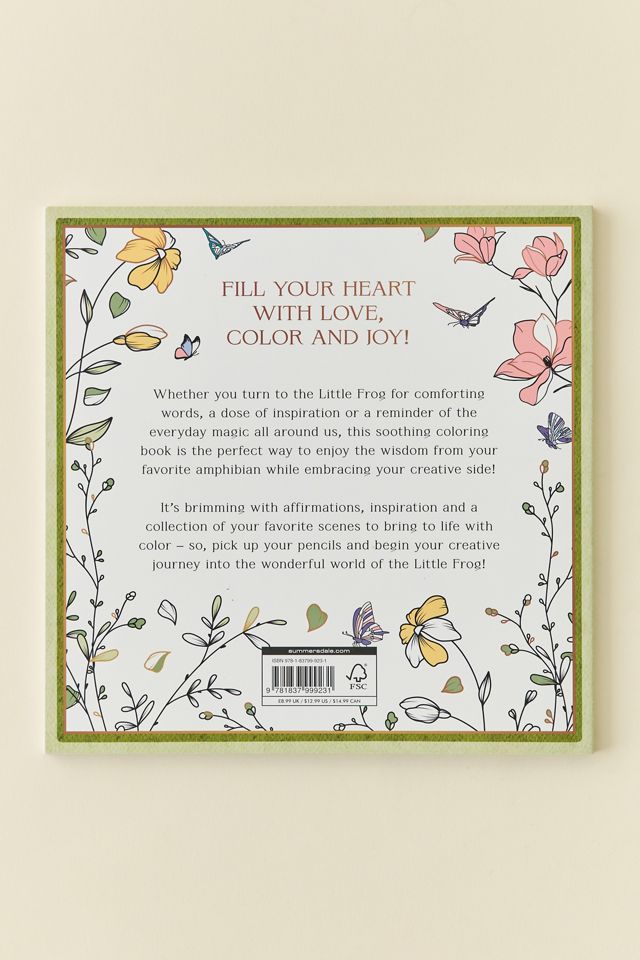 The Little Frog Coloring Book: A Relaxing, Mindful Journey Of Colour And Creativity By Maybell Eequay #5