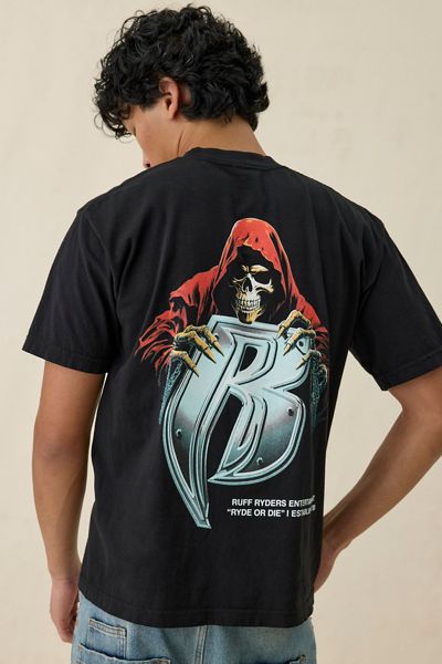 T-shirt graphique Grim Reaper Ruff Ryders