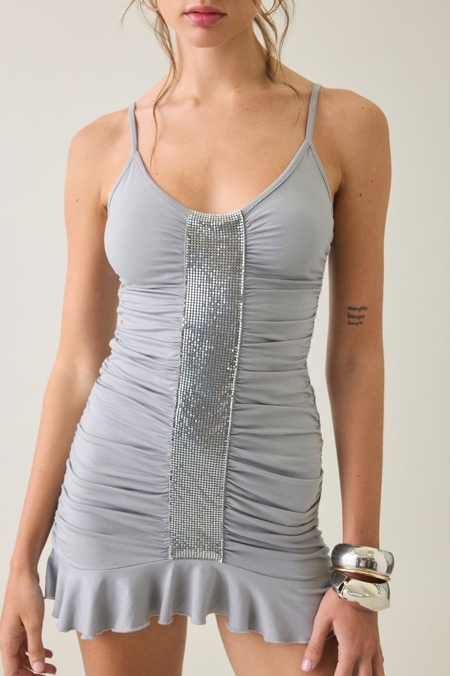 I.AM.GIA. Juliana Chainmail Detail Ruched Mini Dress #2