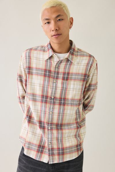 Chemise à manches longues en flanelle ample BDG