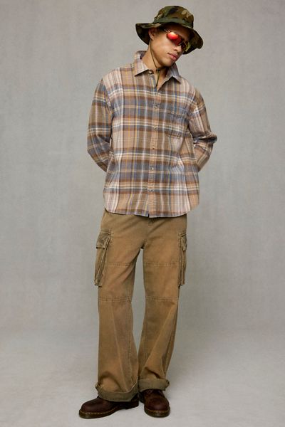 BDG Baggy Flannel Long Sleeve Shirt
