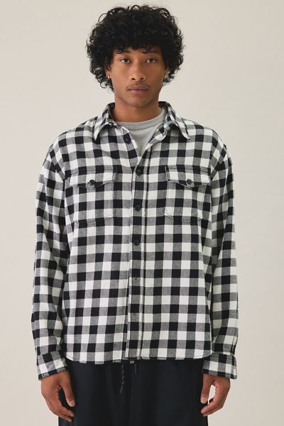 Surchemise utilitaire en flanelle à carreaux BDG