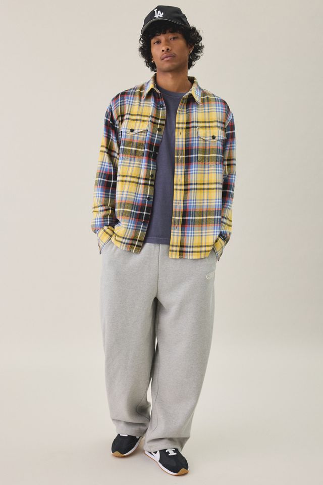 BDG Plaid Flannel Utility Overshirt #3