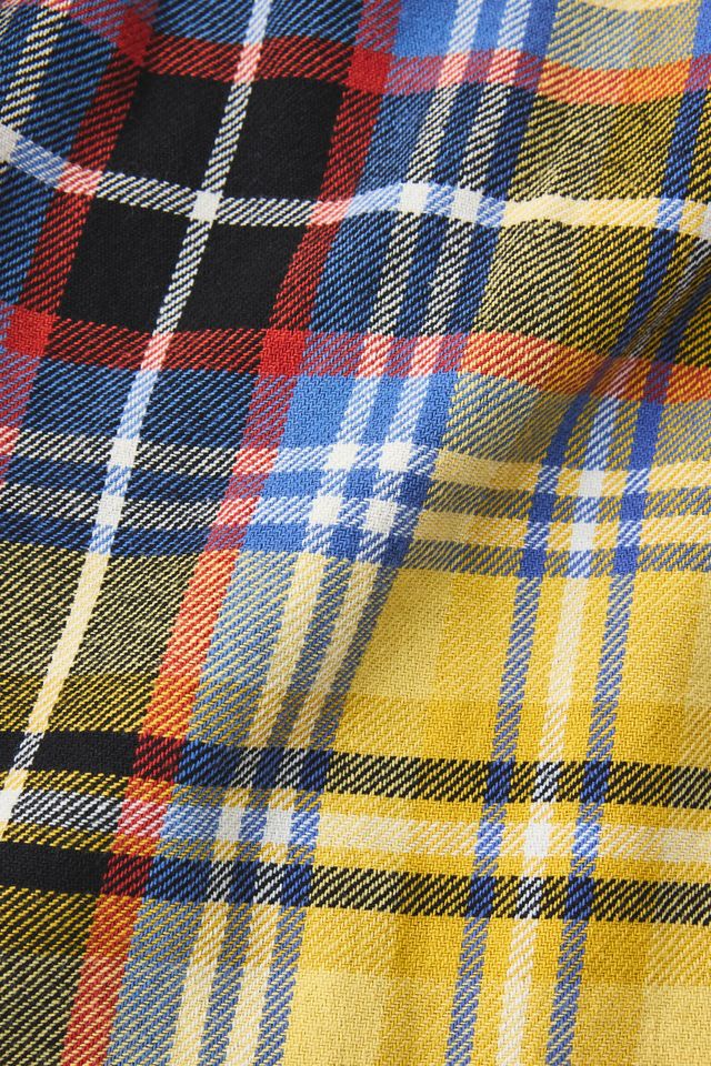 BDG Plaid Flannel Utility Overshirt #4