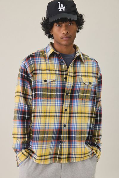 BDG Plaid Flannel Utility Overshirt
