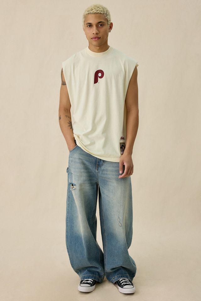 Mitchell & Ness MLB Team Logo Training Muscle Tee #1
