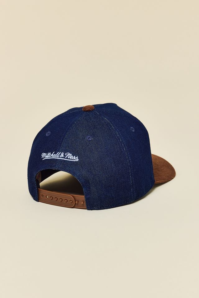 Mitchell & Ness MLB Los Angeles Dodgers Denim & Cord Snapback Hat #1