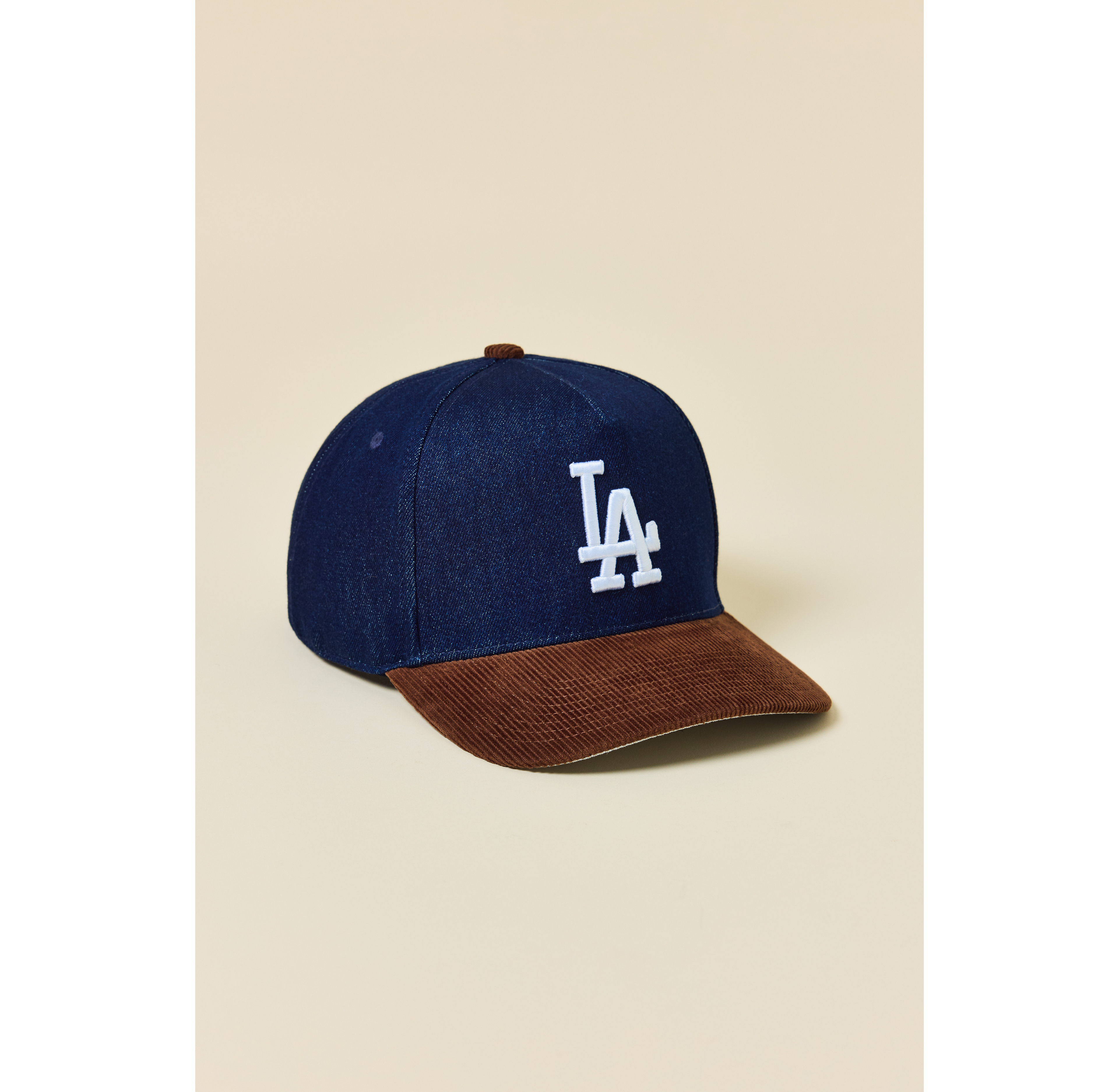Mitchell & Ness MLB Los Angeles Dodgers Denim & Cord Snapback Hat