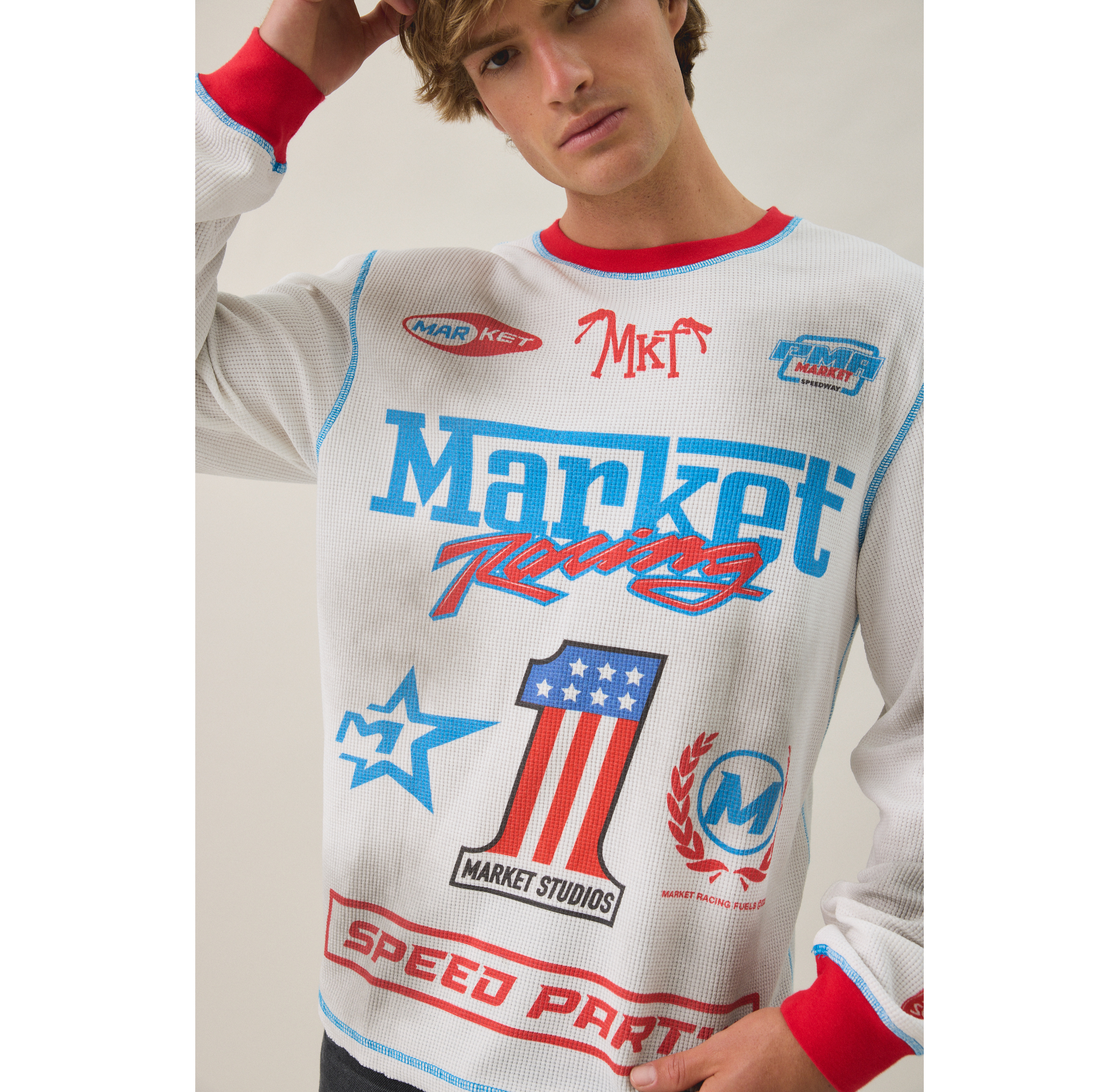 Market Studios Speed Part Thermal Long Sleeve Tee