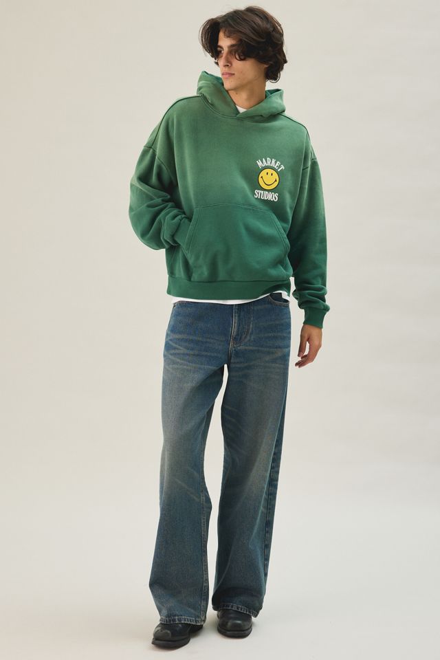 Market Studios X Smiley Lockup Graphic Hoodie Sweatshirt #1
