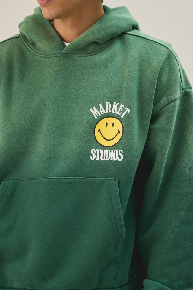 Market Studios X Smiley Lockup Graphic Hoodie Sweatshirt #2